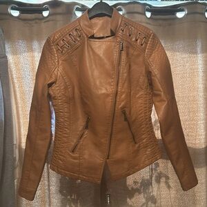New!! leather jacket- vegan